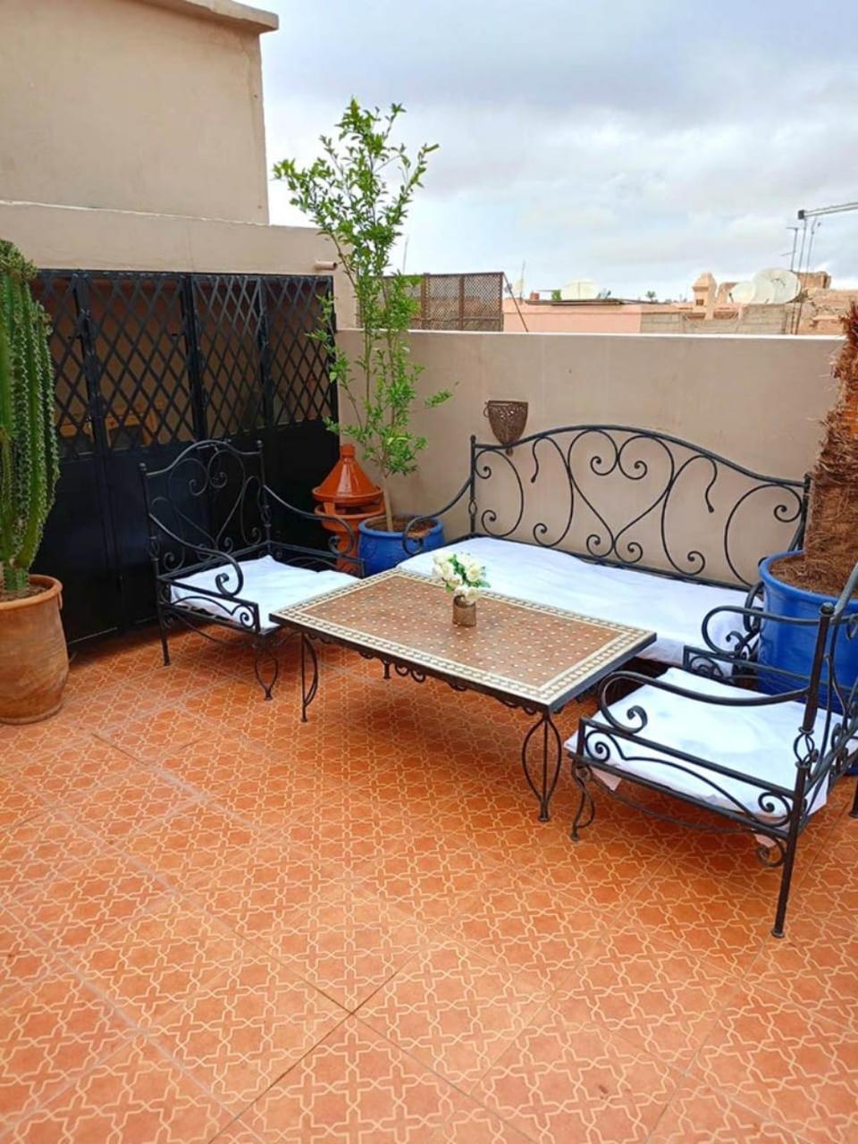 Riad La Perla Bianca Marrakesh Exteriör bild